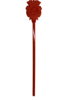 The Edgewater Madison WI Swizzle Stir Stick Bar Drink Accessory Red Souvenir